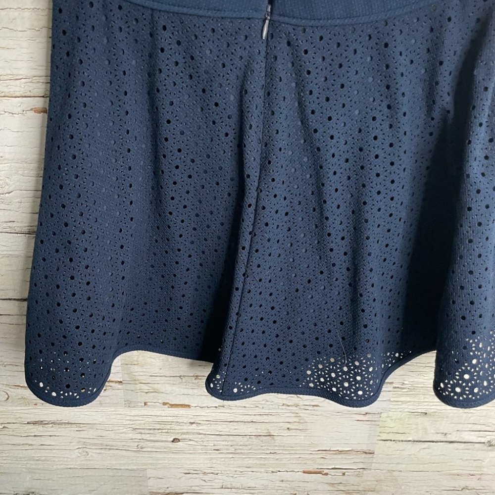 Puella blue skirt lace mini a line size 36 Anthropologie - Picture 10 of 12
